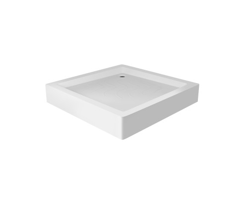 Набір Lidz душова кабіна Wawel SC90x90.SAT.LOW.GR, скло тоноване 4 мм + піддон Mazur