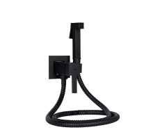 Набор для гігієнічного душу Qtap Inspai-Varius прямокутний QT259710842859NB Black Matt