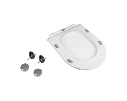 Сидіння для унітаза Qtap Presto з мікроліфтом Slim QT26991217AW