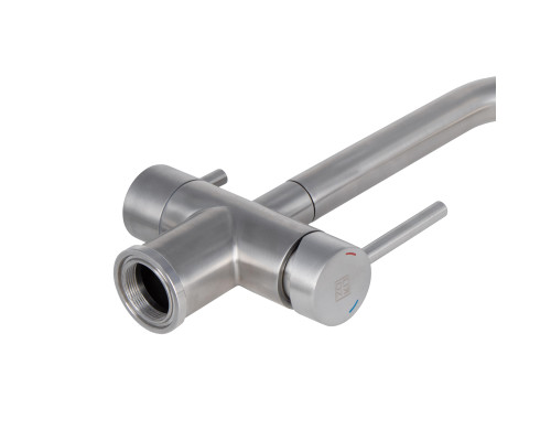 Змішувач для кухні Lidz Aria 020F1 (k35) LDARI020F1NKS43359 Nickel