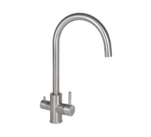 Змішувач для кухні Lidz Aria 020F (k35) LDARI020FNKS43365 Nickel