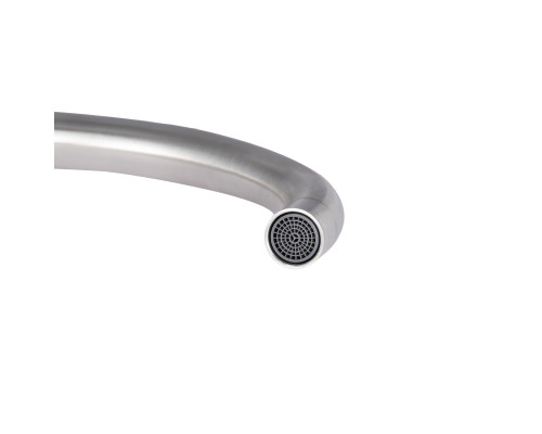Змішувач для кухні Lidz Wind 013F двохвентильний LDWIN013FNKS43390 Nickel
