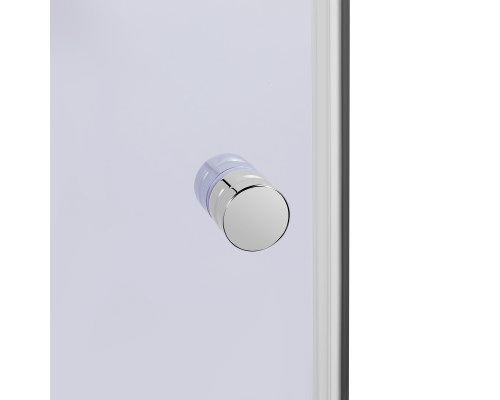 Душова кабіна Latwa SC80x80.SAT.HIGH.GR полукругла, скло тон. 4 мм + Душовий піддон KAPIELKA ST80x80x41, з панеллю Lidz