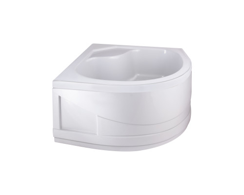 Душова кабіна Latwa SC80x80.SAT.HIGH.FR полукругла, скло Frost 4 мм + Душовий піддон KAPIELKA ST80x80x41, з панеллю Lidz