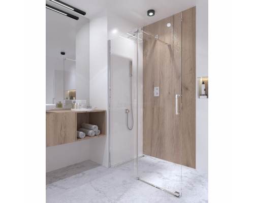 Готове рішення Qtap 15: Стіна Walk-In GLIDE, 120x190 + Лінійний трап 800 мм