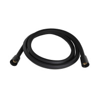 Шланг для ручного душу Qtap Hadice 1600 мм прямоугольний QTHADPVCSQ160B Black Matt Шланг для ручного душу Qtap Hadice 1600 мм прямоугольний QTHADPVCSQ160B Black Matt
