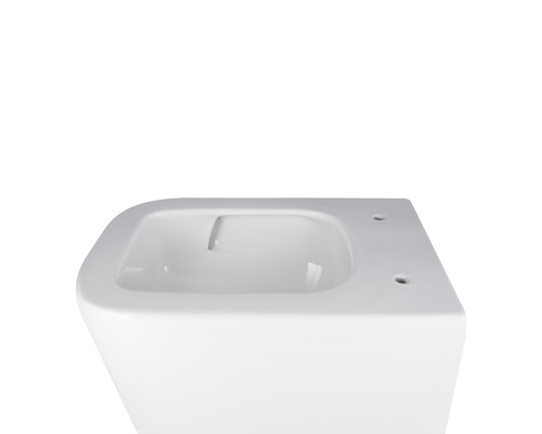 Унітаз підвісний Qtap Crow безобідковий з сідінням Soft-close QT05335171W