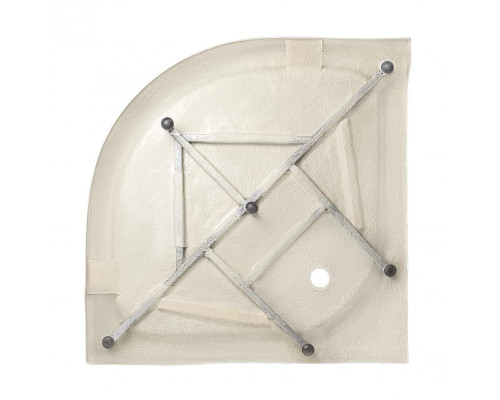 Душова кабіна Lidz Latwa SC90x90.SAT.LOW.FR, скло Frost 4 мм + Lidz Душовий піддон KAPIELKA ST90x90x15
