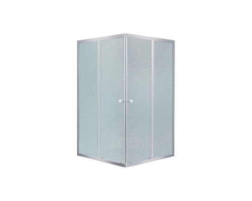 Душова кабіна Lidz Wawel SC90x90.SAT.LOW.FR, скло Frost 4 мм + Lidz Душовий піддон KAPIELKA ST90x90х14