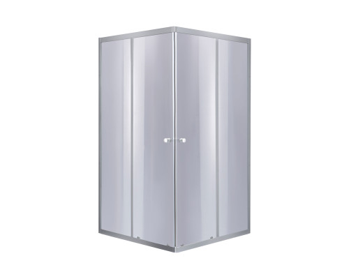 Душова кабіна Lidz Wawel SC90x90.SAT.LOW.GR, скло тон. 4 мм + Lidz Душовий піддон KAPIELKA ST90x90х14