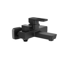Змішувач для ванни Lidz Wawel 006 (з душовим гарнітуром) (k35) LDWAW006BLA45393 Black
