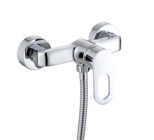 Змішувач для душу Lidz Latwa 010 (з душовим гарнітуром) (k40) LDLAT010CRM45416 Chrome