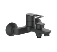 Змішувач для ванни Lidz Latwa 006 (з душовим гарнітуром) (k35) LDLAT006BLA45419 Black