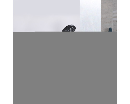 Змішувач для душу Lidz Latwa 010 (з душовим гарнітуром) (k40) LDLAT010BLA45421 Black