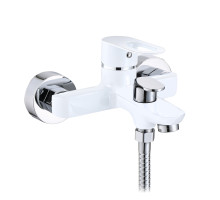 Змішувач для ванни Lidz Latwa 006 (з душовим гарнітуром) (k35) LDLAT006WHI45424 White