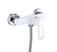 Змішувач для душу Lidz Latwa 010 (з душовим гарнітуром) (k40) LDLAT010WHI45426 White