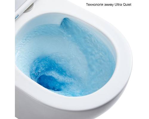 Унітаз підвісний Qtap Taurus безободковий з сидінням Soft-close QT2433084EUQW