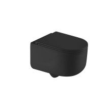 Унітаз підвісний Qtap Taurus безободковий з сидінням Soft-close QT2433084EUQMB