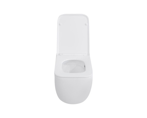 Унітаз підвісний Qtap Gemini безободковий з сидінням Soft-close QT2533076EUQW