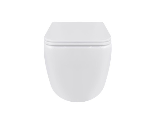 Унітаз підвісний Qtap Gemini безободковий з сидінням Soft-close QT2533076EUQW