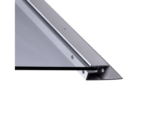 Гідробокс Lidz Tani SBM90x90.SAT.LOW.GR, скло тоноване 4 мм