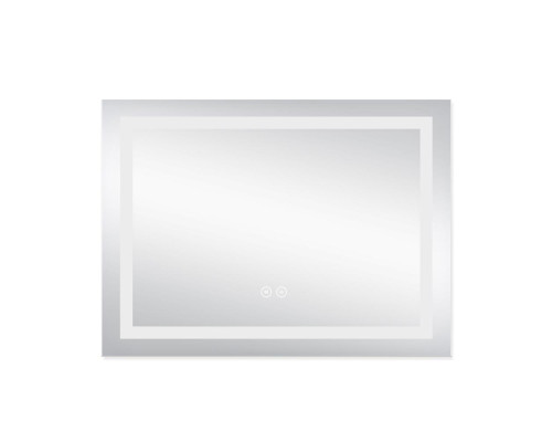 Дзеркало Qtap Mideya 800х700 з LED-підсвічуванням Touch, з антизапотіванням, з димером, рег. яскравості Reverse QT2078NCF8070W