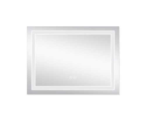 Дзеркало Qtap Mideya 800х700 з LED-підсвічуванням Touch, з антизапотіванням, з димером, рег. яскравості Reverse QT2078NCF8070W