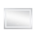 Дзеркало Qtap Mideya 800х700 з LED-підсвічуванням Touch, з антизапотіванням, з димером, рег. яскравості Reverse QT2078NCF8070W