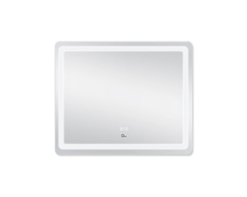 Дзеркало Qtap Mideya 900х700 з LED-підсвічуванням Touch, з антизапотіванням, з димером, рег. яскравості Reverse QT2078NCF9070W