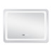 Дзеркало Qtap Mideya 800x800 з LED-підсвічуванням Touch, з антизапотіванням, з годинником, димером, рег. яскравості QT2078NCF8080W