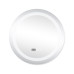 Дзеркало Qtap Mideya R800 з LED-підсвічуванням Touch, з антизапотіванням, з годинником, димером, рег. яскравості QT2078NCR8080W