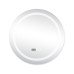 Дзеркало Qtap Mideya R800 з LED-підсвічуванням Touch, з антизапотіванням, з годинником, димером, рег. яскравості QT2078NCR8080W