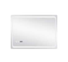 Дзеркало Qtap Mideya 800х600 з LED-підсвічуванням Touch, з антизапотіванням, з годинником, димером, рег. яскравості QT2078NCF8060W