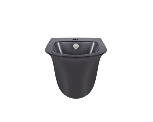 Комплект: Qtap Virgo Matt Black 2в1 унітаз підвісний Rimless QT1833051ERMB + біде підвісне QT1855051FMB