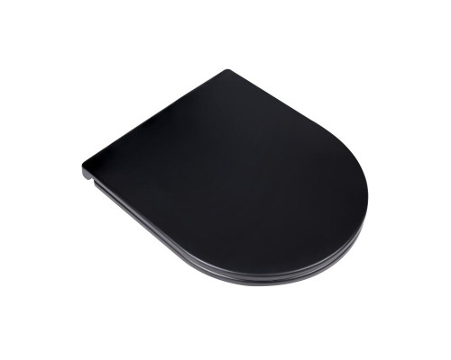 Комплект: Qtap Virgo Matt Black 2в1 унітаз підвісний Rimless QT1833051ERMB + біде підвісне QT1855051FMB