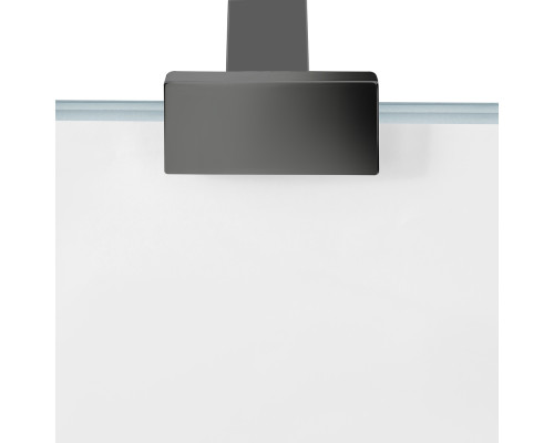 Душова перегородка Qtap Walk-In Standard BLM201.C8 100х190 см, скло Clear 8 мм, покриття CalcLess