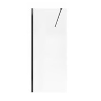 Душова перегородка Qtap Walk-In Standard BLM2011.C8 100х190 см, скло Clear 8 мм, покриття CalcLess Душова перегородка Qtap Walk-In Standard BLM2011.C8 100х190 см, скло Clear 8 мм, покриття CalcLess