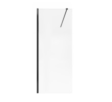 Душова перегородка Qtap Walk-In Standard BLM2011.C8 100х190 см, скло Clear 8 мм, покриття CalcLess