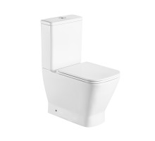 Унітаз-компакт Qtap Cardinal Ultra Quiet безободковий з сидінням Soft-close QT04222168AUQ3W