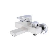 Змішувач для ванни Lidz Wawel 006 (з душовим гарнітуром) (k35) LDWAW006WHI45398 White