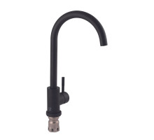 Змішувач для кухні Lidz Aria 015F (k35) LDARI015FBLA45288 Black/White