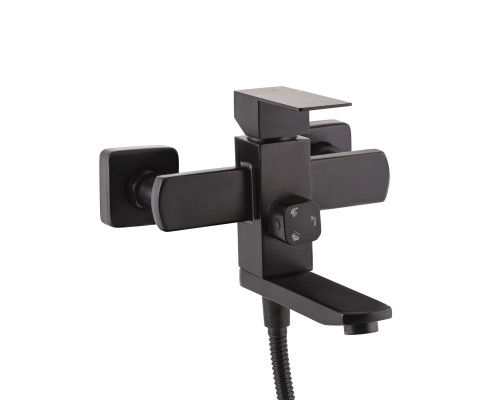 Набір змішувачів для ванни Lidz Kubis 10 30 105А+001F Black