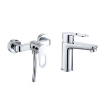 Набір змішувачів Latwa 001 + Latwa 010 Chrome Набір змішувачів Latwa 001 + Latwa 010 Chrome
