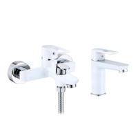 Набір змішувачів Latwa 001 + Latwa 006 White Набір змішувачів Latwa 001 + Latwa 006 White