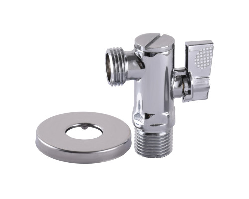 Кран кульовий кутовий з фільтром SOLOMON 1/2″x1/2″ А7041(7043)