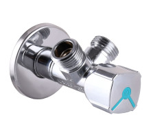 Кран кульовий кутовий подвійний ARCO 1/2″х 1/2″х1/2″ A80TWIN CQ4105