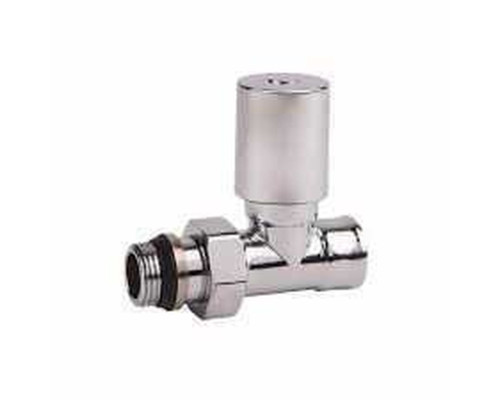 Кран вентильний прямий з американкою SOLOMON 1/2″ CHROM 1875  з ущільнювачем