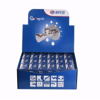 НАБІР Кран вентильний кутовий ARCO 1/2″х1/2″ ZENIT REGULA Z0912 30шт. VTQ005 НАБІР Кран вентильний кутовий ARCO 1/2″х1/2″ ZENIT REGULA Z0912 30шт. VTQ005