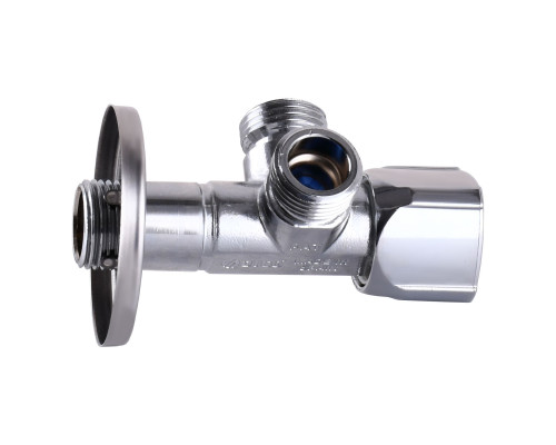 Кран кульовий кутовий подвійний ARCO  1/2″х 3/4″х3/4″ A80TWIN CQ4107