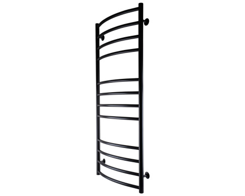 Рушникосушарка UNIO LDE W 1200-500-12 BLK Драбинка Дуга Еліт вода чорна